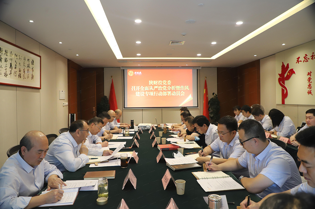 陜財投黨委召開全面從嚴治黨分析暨作風建設專項行動部署動員會